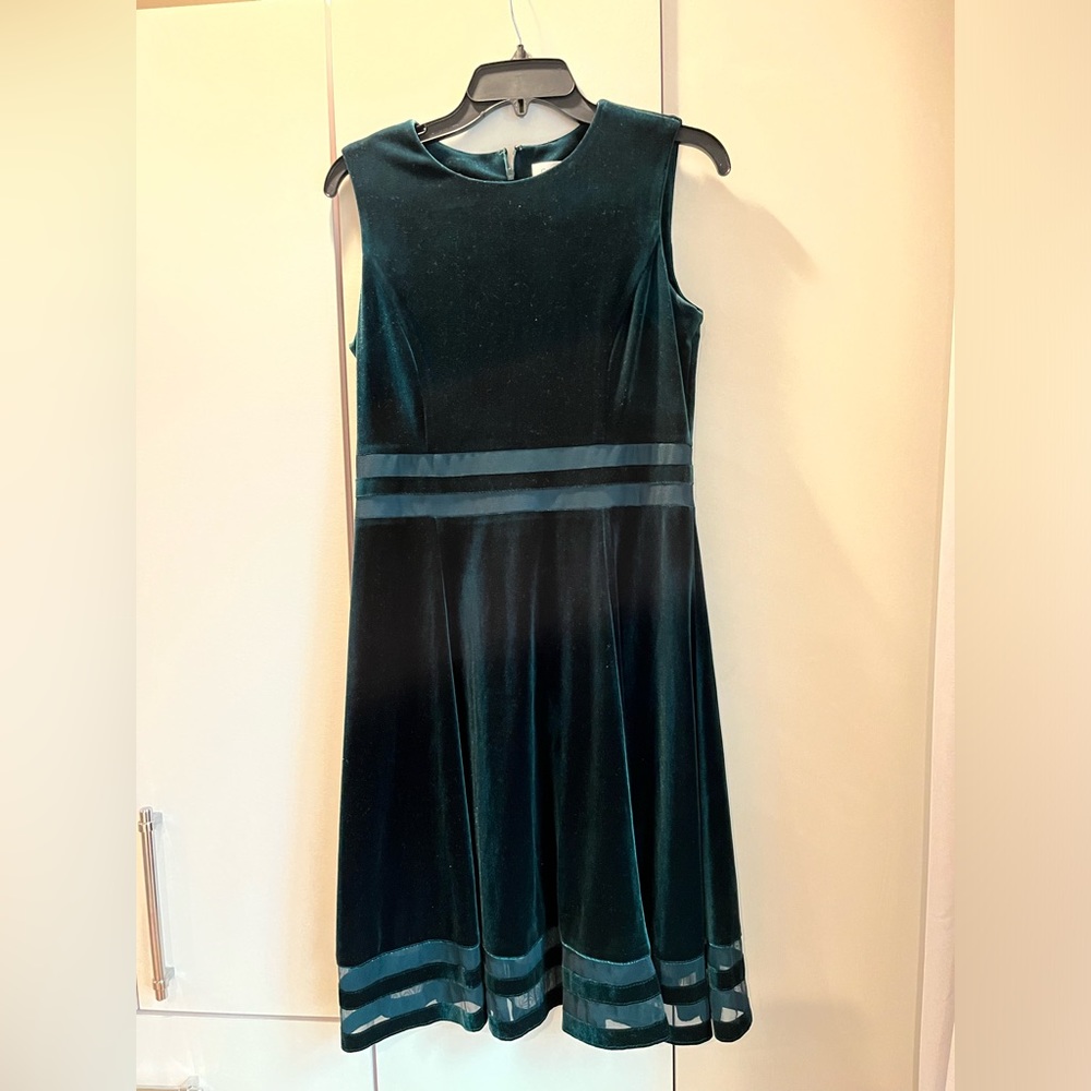 Calvin Klein Velvet Dress M/L